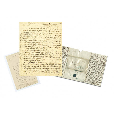 3 lettres anciennes du 19e siècle