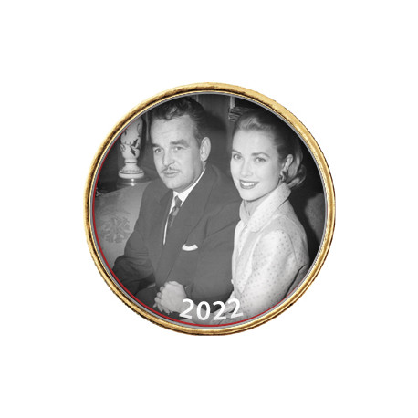 Monaco 2022 - 50 cents commémoratif - Rainier et Grâce Kelly