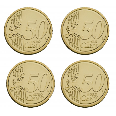 Série complète Monaco 2022 - 50 cents commémoratif 