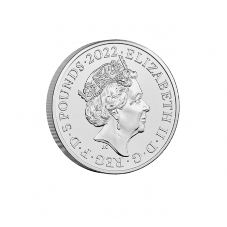 Royaume-Uni – Monnaie de 5 Pound – Reine Élisabeth 