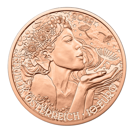 Autriche 2022 - 10 euros "Pissenlit"