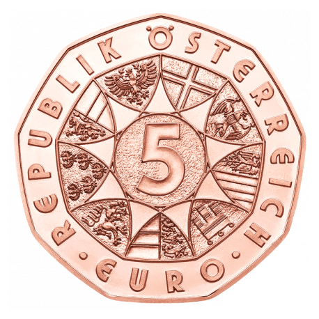 Autriche 2021 - 5 euros "NOUVEL AN 2021 JANUS"