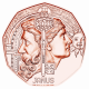 Autriche 2016-2022  -Collection complète  "Nouvel an" 7 pièces x  5 euros 