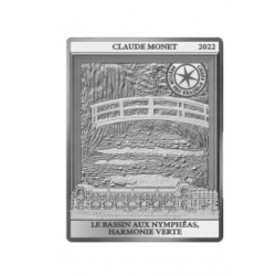 France 2022 – 50€ en ARGENT 100g BE MONET NYMPHEAS