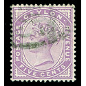Ceylan 1886 - 5 cents