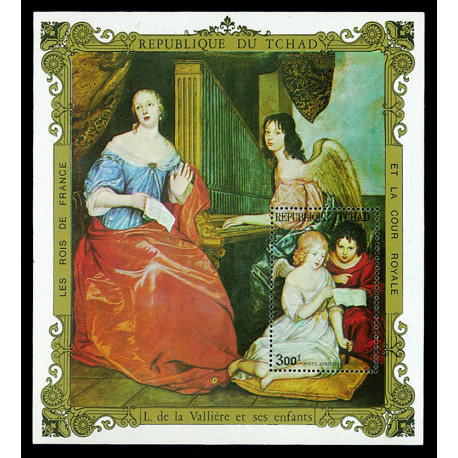 Roi de France - bloc feuillet du Tchad