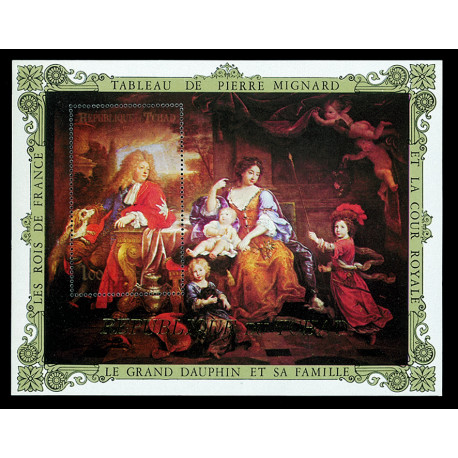 Roi de France - bloc feuillet du Tchad