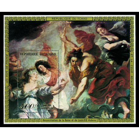 Roi de France - bloc feuillet du Tchad