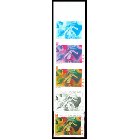 timbre essai de couleurs - Vassily KANDINSKY