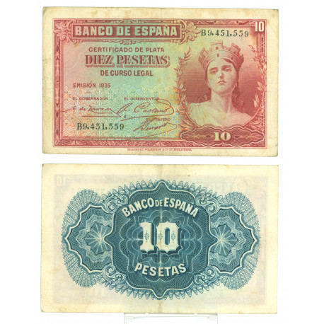 Espagne - 10 Pesetas