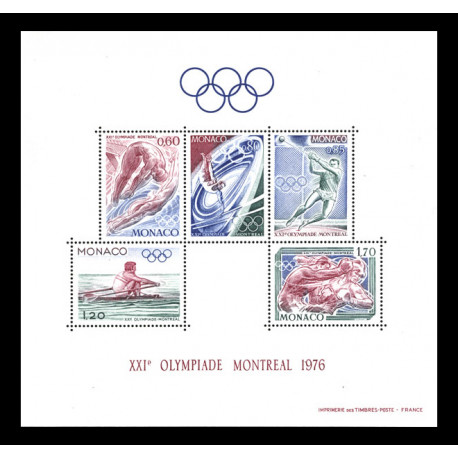 Bloc-feuillet Monaco n°11