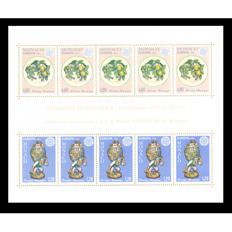 Bloc-feuillet Monaco n°12