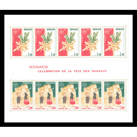 Bloc-feuillet Monaco n°19