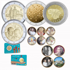 La collection complète Euro commémorative 2022 UNC-  Vague 2