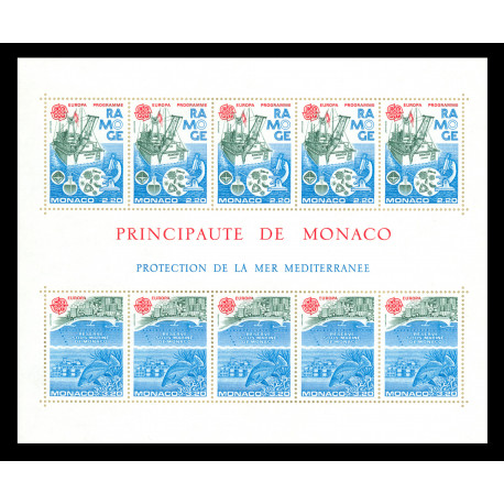 Bloc-feuillet Monaco n°34