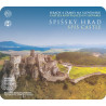 Slovaquie 2022 - Coffret euro BU - Collection ''Les châteaux et palais de Slovaquie - Château de Spiš"