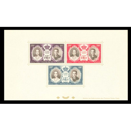 Bloc-feuillet Monaco n°5 et n°6