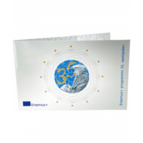 Estonie 2022 COINCARD - 2 euros commémorative Erasmus