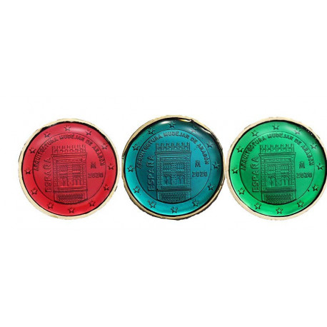 Collection complète Espagne 2020  - 2 euros  Précieuses 