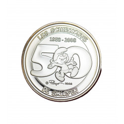 Belgique 2008 - 5 euro argent Schtroumpf