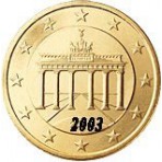 Allemagne 50 Cents  2003 Atelier D