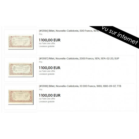 RARE billet de France 19e siècle