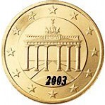 Allemagne 50 Cents  2003 Atelier J