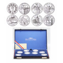 Série Coupe du monde de football 1998 : 8 Monnaies 10 Francs Argent Série Coupe du monde de football 1998 : 8 Monnaies 10 Francs Argent