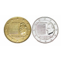 2 euros Luxembourg 2013 - Hymne dorée+argentée