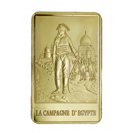 Napoléon 1er - Mosquée - Lingot doré or fin 24 carats