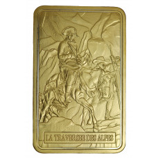 Napoléon 1er - Alpes - Lingot doré or fin 24 carats