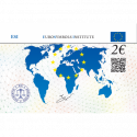 Italie 2022 – 2 euros + carte commémorative - "Police" UNC