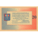 20 Francs - Bon de solidarité