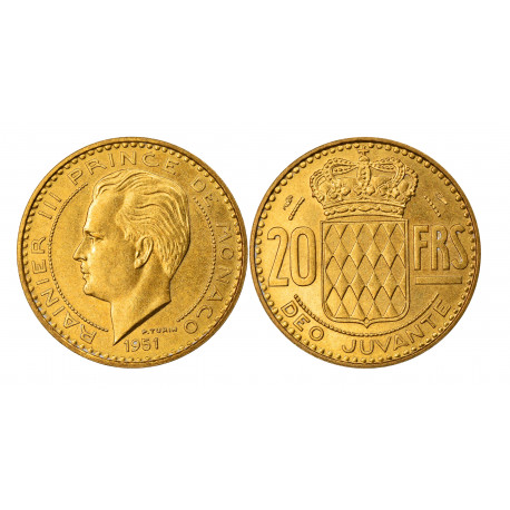 Rainier III - 20 Francs