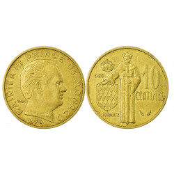 Rainier III - 10 centimes