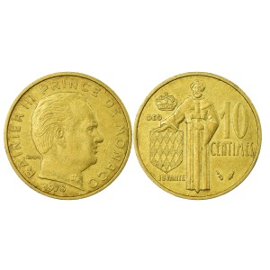 Rainier III - 10 centimes