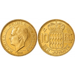 Rainier III - 10 Francs