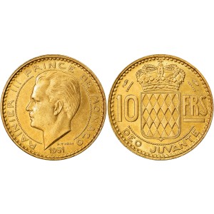 Rainier III - 10 Francs
