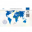 2 euros Estonie 2022 Littérature + Carte commémorative