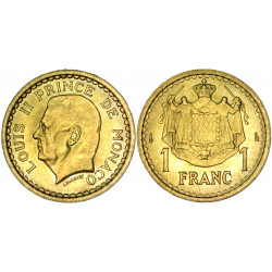 Monaco Louis II - 1 Franc