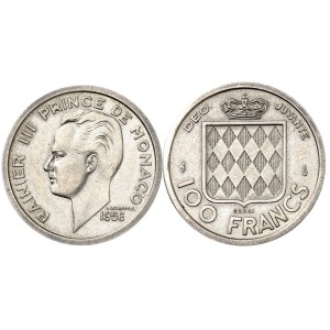 Monaco Rainier III - 100 Francs