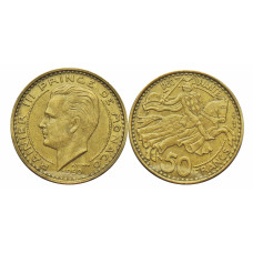 Monaco Rainier III - 50 Francs