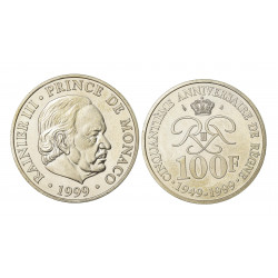 Monaco Rainier III - 100 Francs