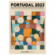 Portugal 2022 - Coffret euro FDC en plaquette