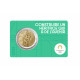 France 2022 - 2 euro commémorative -  coincard "Verte" "PARIS 2024" 5/5