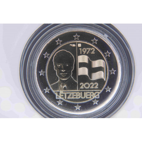 Luxembourg 2022 COINCARD - 2 euros commémorative Drapeau