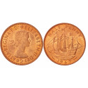 Royaume uni – Monnaie de 1/2 penny – Reine Élisabeth 