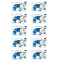 FRANCE 2022 - 10 x COINCARDS UKRAINE -Collection complète - 2 euros commémoratives