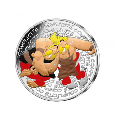 Monnaie de Paris 2022 Astérix - 10€ Argent colorisée "La complicité" (vague 2 : 12/18)