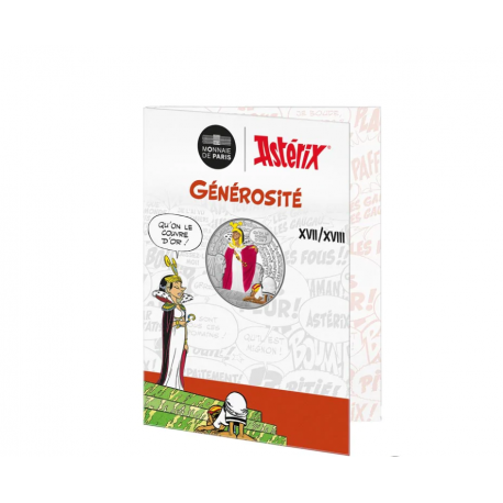 Monnaie de Paris 2022 Astérix - 10€ Argent colorisée "Générosité" (vague 2 : 17/18)